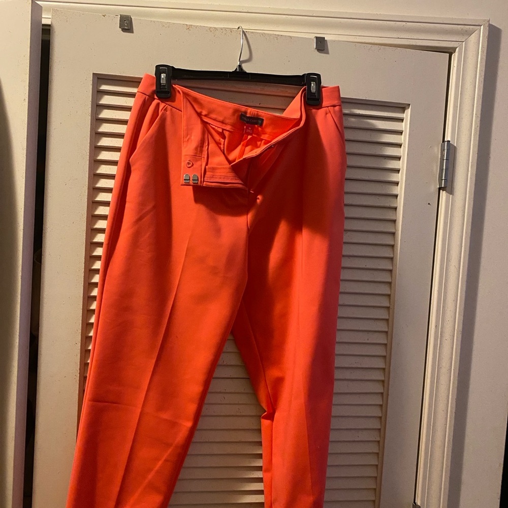 Vibrant Orange Women's Pantsuit